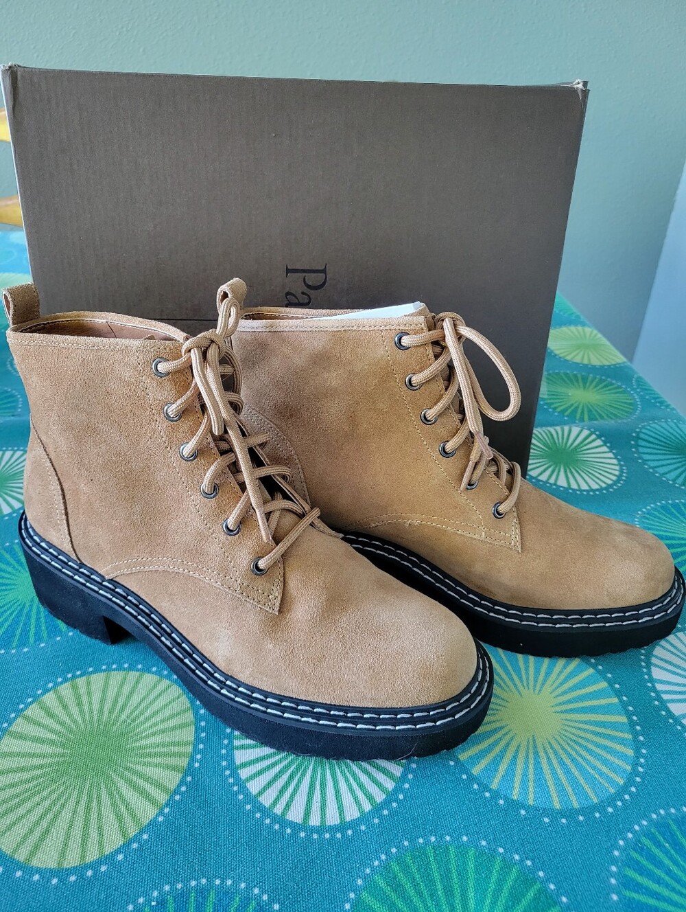 Linea Paolo Taylor Combat Boots Size 9 Brand New!